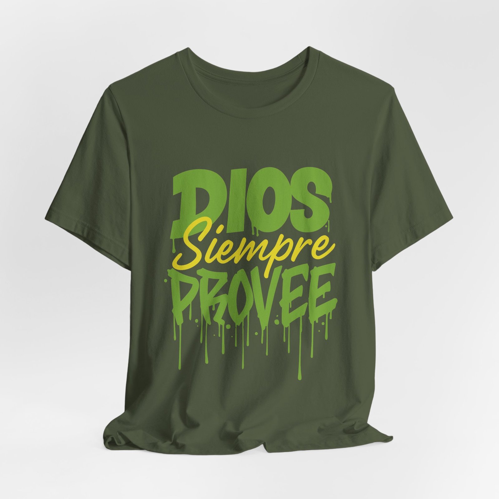 "God Will Always Provide" Christian T-Shirt - Graphic Faith Tee - Imagen 15