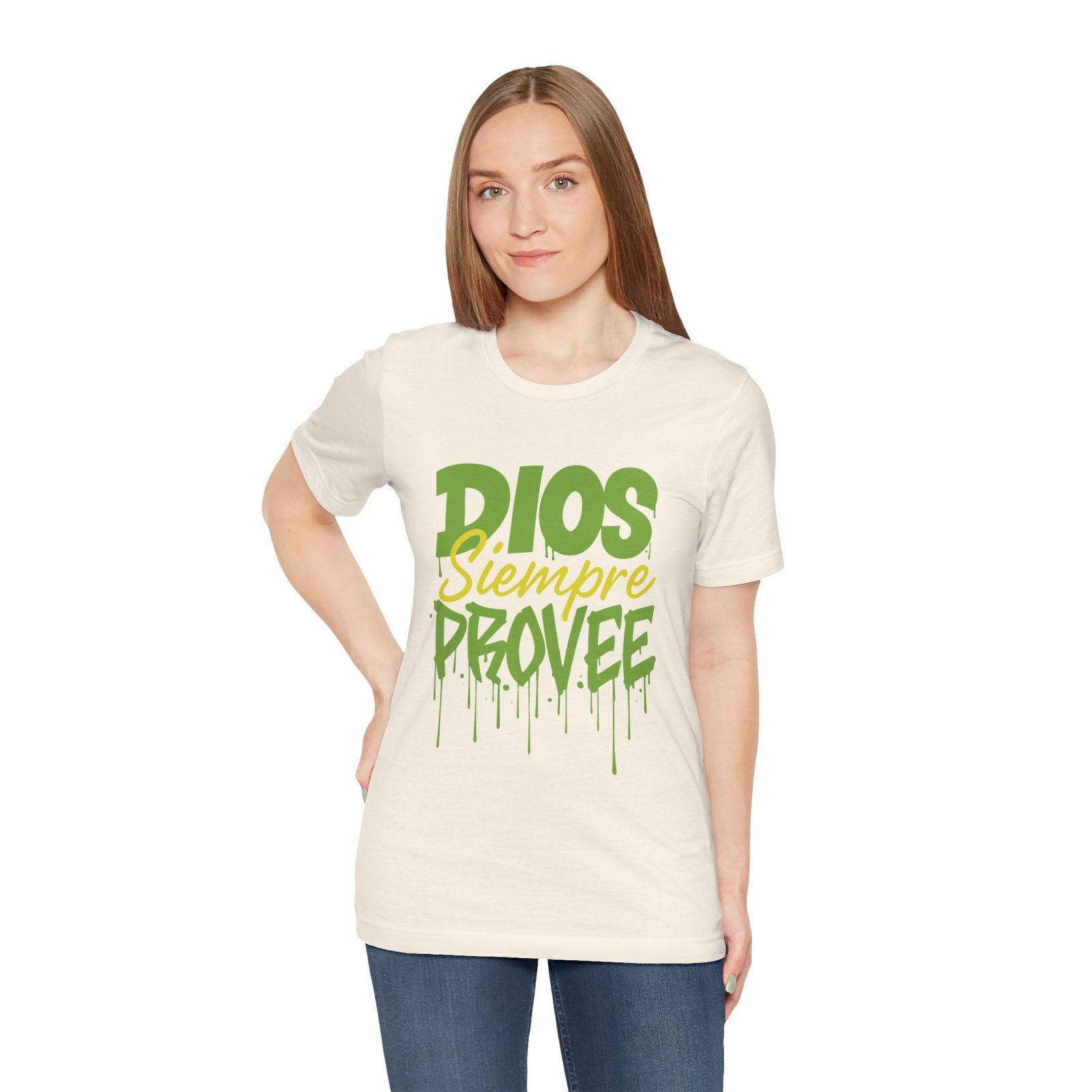 "God Will Always Provide" Christian T-Shirt - Graphic Faith Tee - Imagen 10