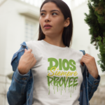 "God Will Always Provide" Christian T-Shirt - Graphic Faith Tee
