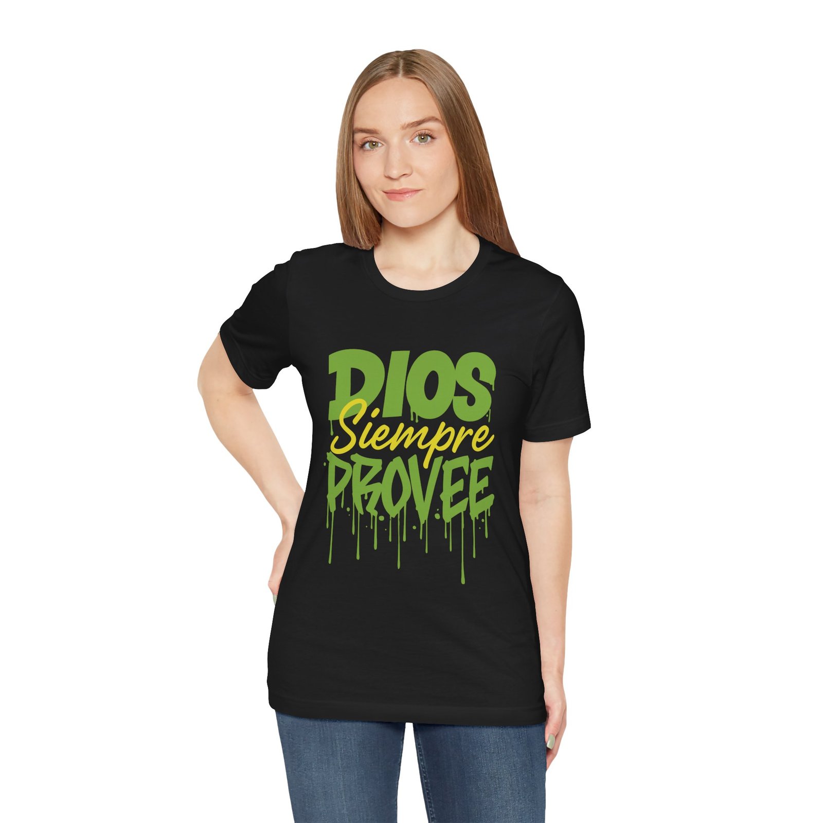 "God Will Always Provide" Christian T-Shirt - Graphic Faith Tee - Imagen 6