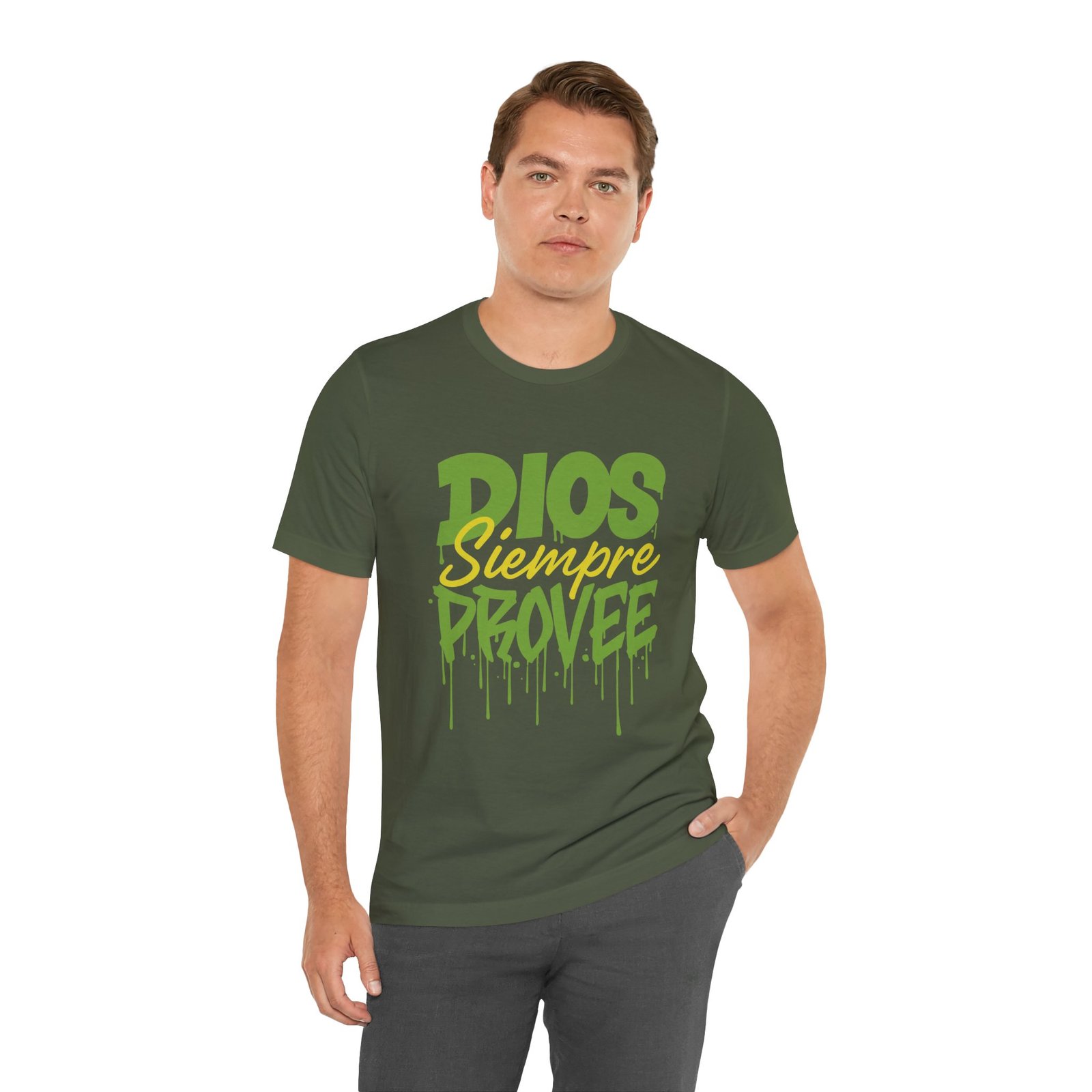 "God Will Always Provide" Christian T-Shirt - Graphic Faith Tee - Imagen 14
