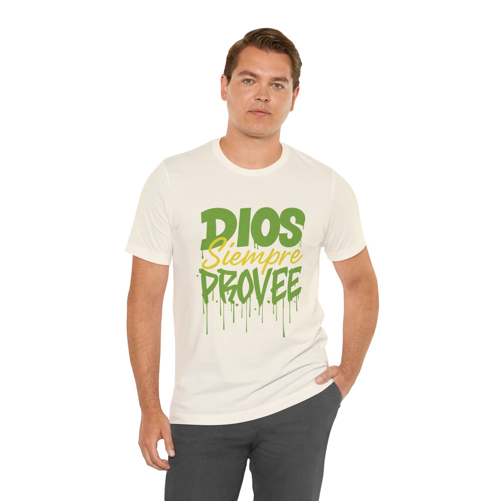 "God Will Always Provide" Christian T-Shirt - Graphic Faith Tee - Imagen 11