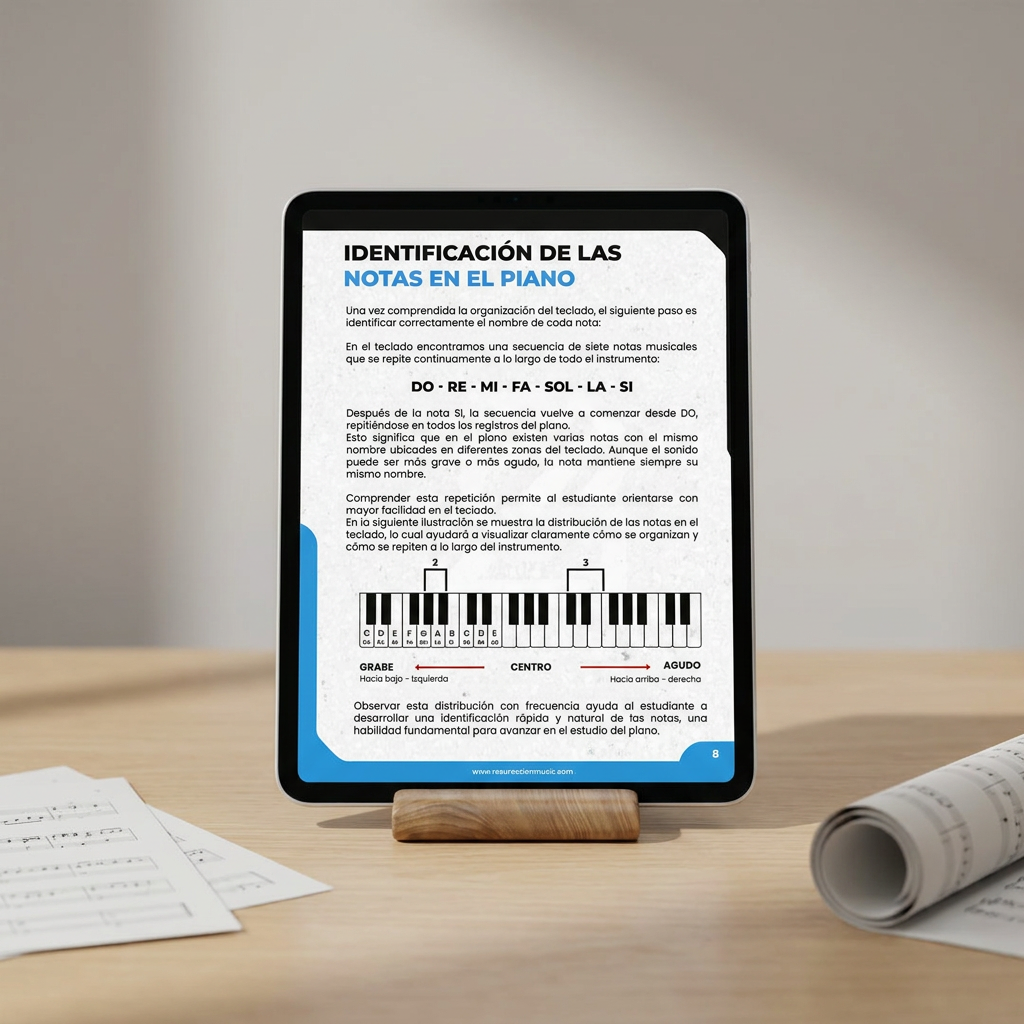 Manual de Piano Nivel 1: Fundamentos Básicos - Imagen 3